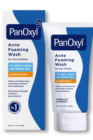 PanOxyl Acne Foaming Wash Benzoyl Peroxide 10% Maximum Strength