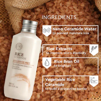 THE FACE SHOP Rice & Ceramide Moisture Emulsion 150ml