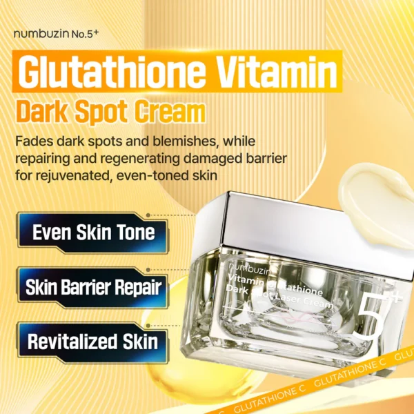 numbuzin No. 5 Vitamin Glutathione Dark Spot Laser Cream