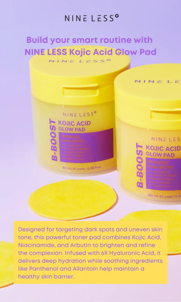 NINELESS B-Boost Kojic Acid Glow Pad