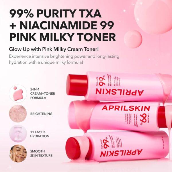 APRILSKIN TXA Niacinamide Toning Shot 99 Milky Toner