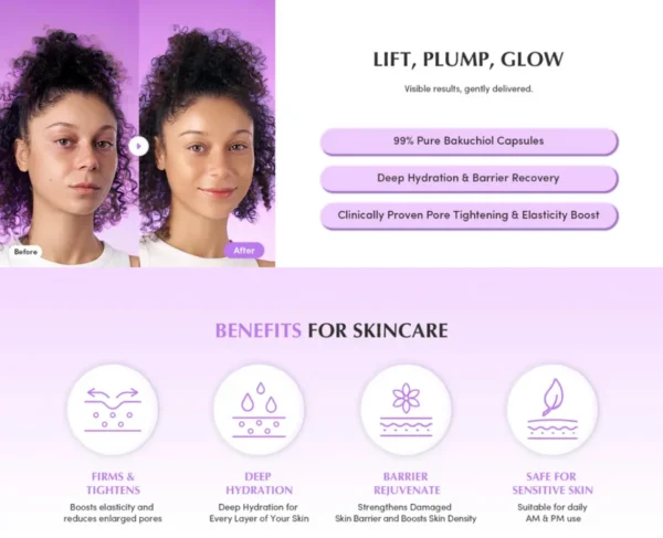EQQUALBERRY Bakuchiol Plumping Capsule Cream