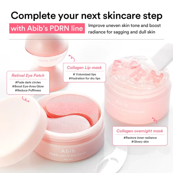 GJ-P_re04 Abib PDRN Retinal Eye Patch Glow Jelly