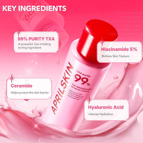 APRILSKIN TXA Niacinamide Toning Shot 99 Milky Toner