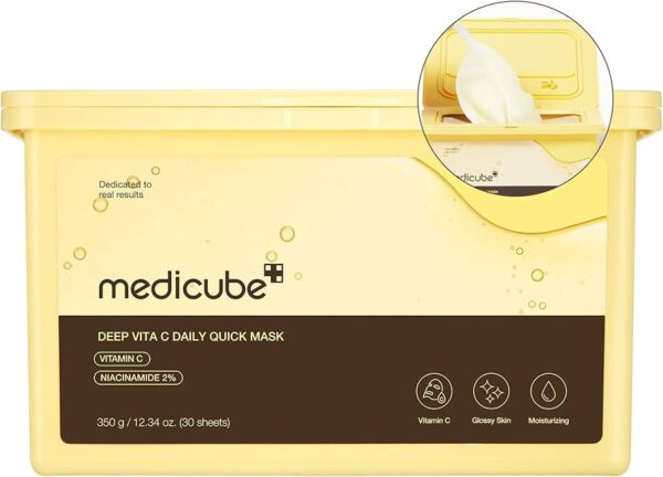 medicube Deep Vita C Daily Quick Mask 350Ml/30Sheets