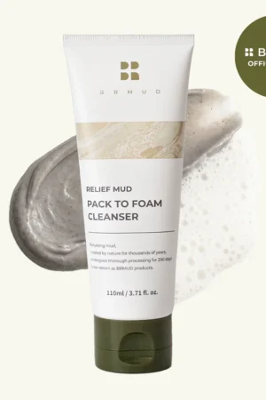 BRMUD Relief Mud Pack To Foam Cleanser