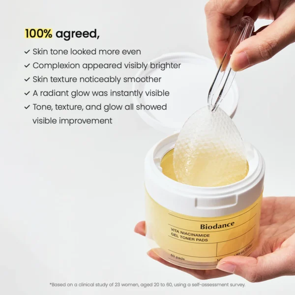 Biodance Vita Niacinamide Gel Toner Pads