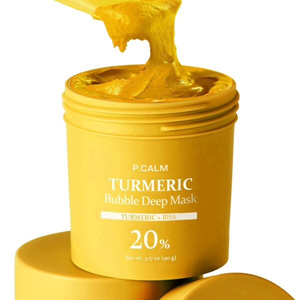 71+mDE3qKjL._SL1500_ P.CALM Turmeric Bubble Deep Mask