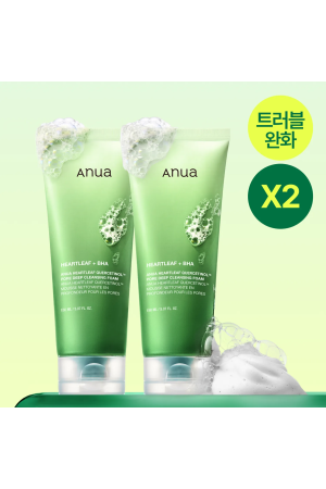 Anua Heartleaf Quercetinol Pore Deep Cleansing Foam Bundle Set