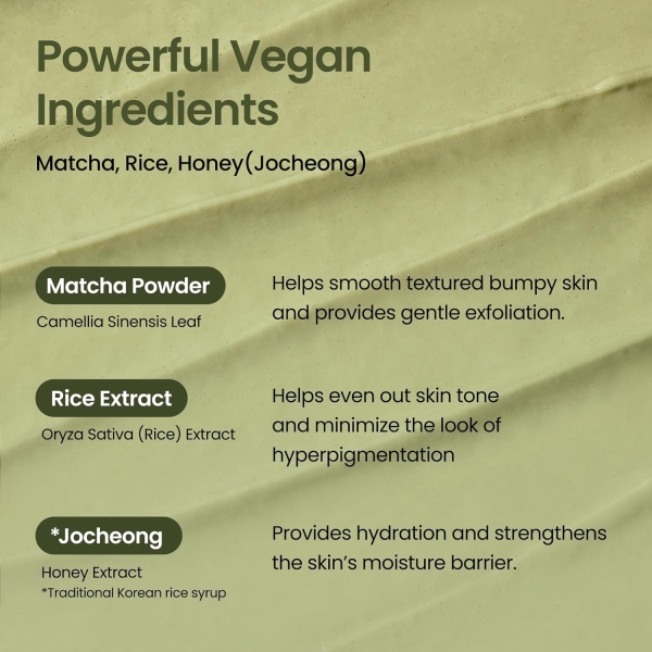 delphyr Fresh Matcha Pack Cleansing Powder