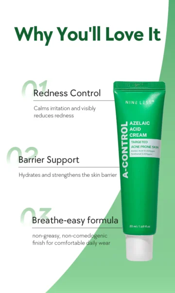 NINELESS A-Control Azelaic Acid Cream