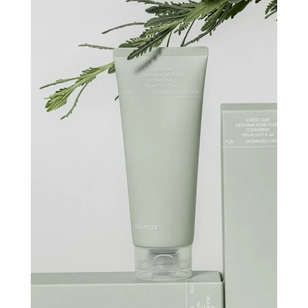 celimax Jiwoogae Cica BHA Acne Cleansing Foam