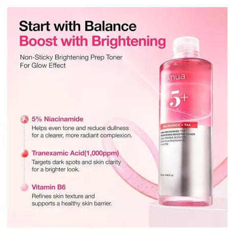 ANUA NIACINAMIDE TXA BRIGHTENING BOOSTER TONER 250ml