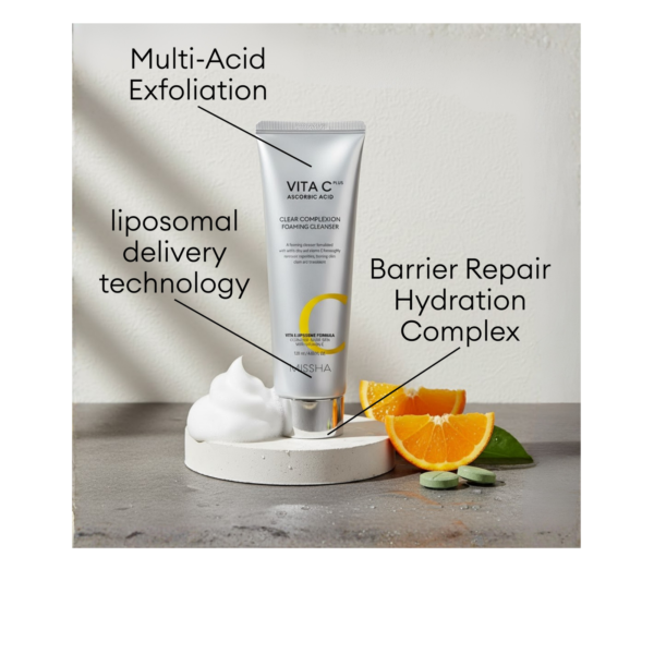 Missha Vita C Plus Clear Complexion Foaming Cleanser