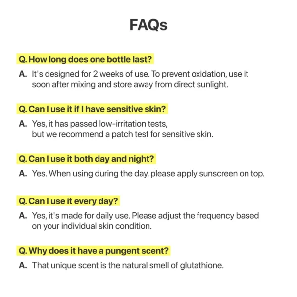 251001_5_-10 Numbuzin No.5 Glutathione TXA Advanced Dark Spot Ampoule Concentrate