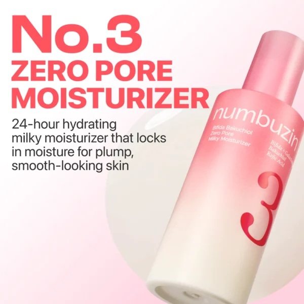 260422_________3__01_4c2f98f4-de93-44e8-8108-1a4a58516e4d Numbuzin No.3 Bifida Bakuchiol Zero Pore Milky Moisturizer 150ml