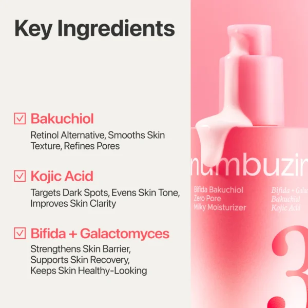 260422_________3__06_de19aa85-2c26-4087-9d24-276946ad4915 Numbuzin No.3 Bifida Bakuchiol Zero Pore Milky Moisturizer 150ml