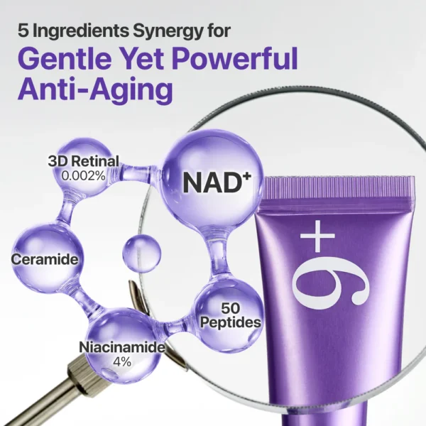 numbuzin No.9 NAD+ Retinal Volumetox Eye Cream Tube Type
