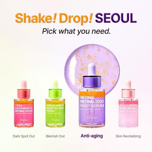 61nKD9F-EzL._SL1080_ PURITO SEOUL Retinol Retinal 2000 NAD+ Serum 30ml