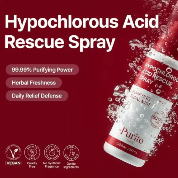 Purito Hypochlorous Acid Rescue Spray 100ml
