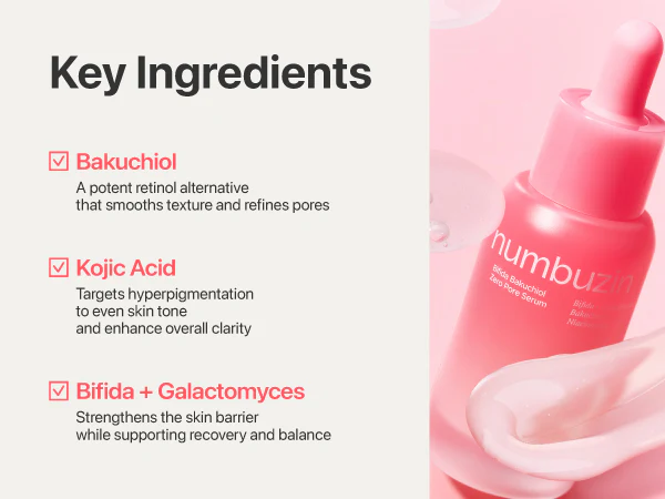 No3.BifidaBakuchiolZeroPoreSerum30ml5 Numbuzin No.3 Bifida Bakuchiol Zero Pore Serum 30ml
