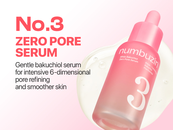 aefb77581882 Numbuzin No.3 Bifida Bakuchiol Zero Pore Serum 30ml