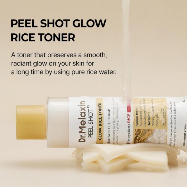 71kjDE8EZ2L._SL1500_ Dr.Melaxin PEEL SHOT GLOW WHITE RICE TONER 200ml