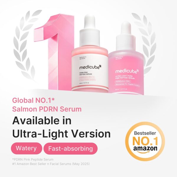 Medicube PDRN PINK PEPTIE SERUM ULTRA LIGHT 30ml