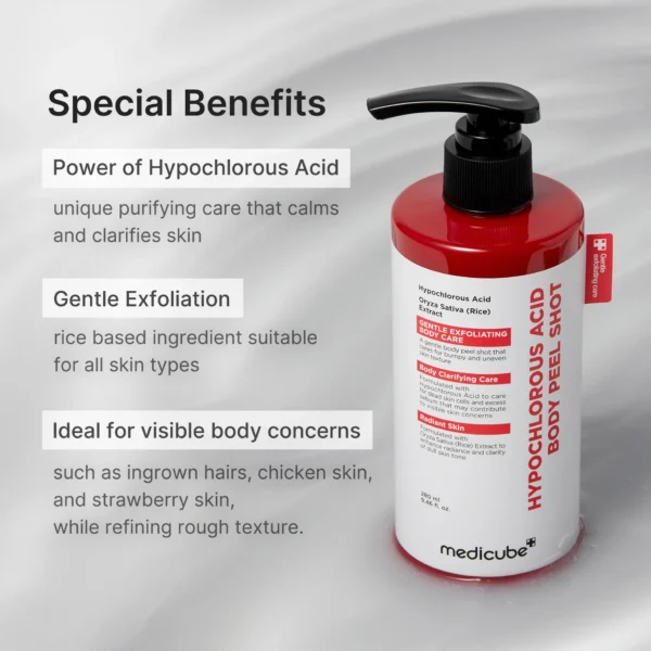 Medicube HYPOCHLOROUS ACID BODY PEEL SHOT 280ml