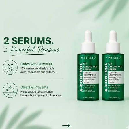 images (5) NINELESS A-Control Azelaic Acid Serum Duo Set