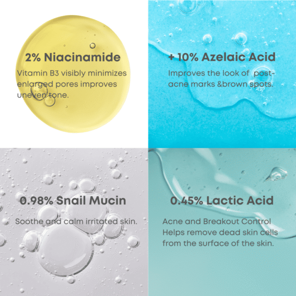 nineless21761284310118bf34ca735829 NINELESS A-Control Azelaic Acid Serum Duo Set
