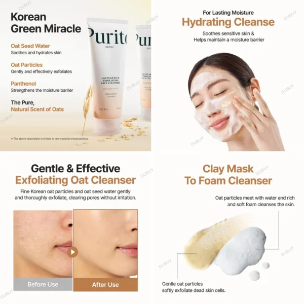 purito-seoul-oat-in-gentle-exfoliating-face-cleanser-150ml_20260401_144335_0000_1024x1024 Purito Seoul Oat In Gentle Exfoliating Face Cleanser Oat Seed Water Facial Scrub Cleanser 150ml