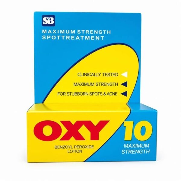 img_1031 Oxy 10 Maximum Strength Benzoyl Peroxide Acne Lotion – 30ml